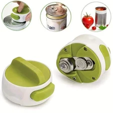 Portable Manual Can Opener Adjustable Anti Slip Kitchen Gadgets Easy Twist Relea