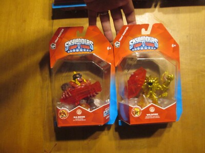 Skylanders Trap Team MASTER KA-BOOM / KABOOM + WILDFIRE GOLD LOT SET 2 FIGURES