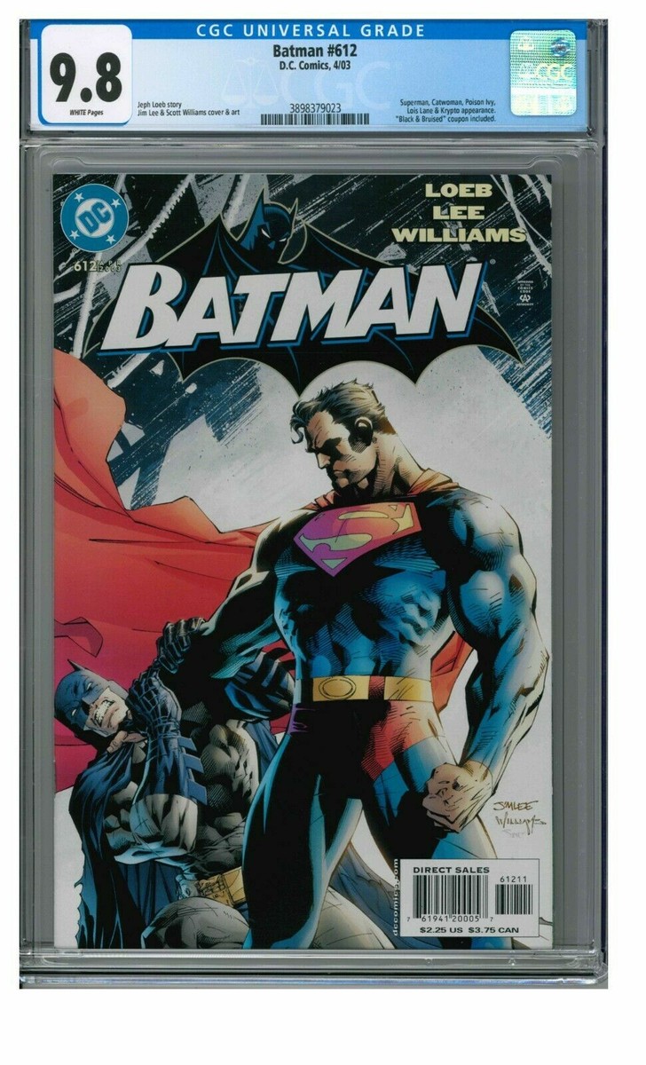 Batman 612 DC 2003 CGC 9.8 Jim Lee Classic VS Superman Cover Loeb
