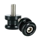 Oxford Motorbike Rear Paddock Stand Bobbins M8 1.25 Thread Black - OX788