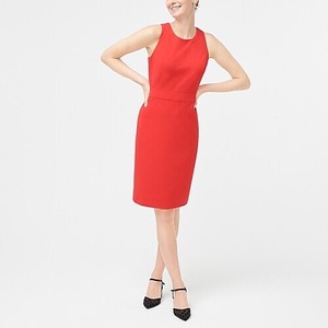 red sheath dress for work