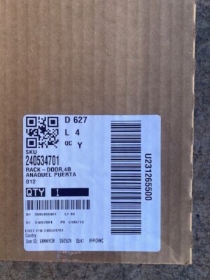 240534701 Electrolux OEM Refrigerator Middle Shelf Retainer Bar (NEW)
