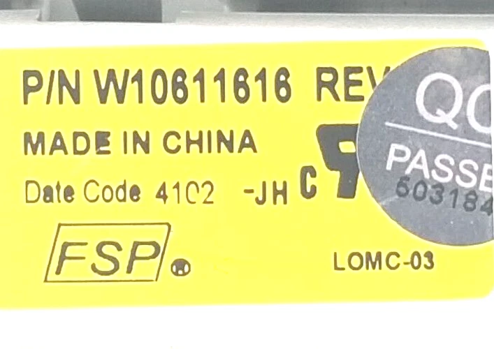 OEM Whirlpool Washer Control W10611616 1-Year Guarantee ⭐Free Same Day Ship⭐ - Image 2 of 4
