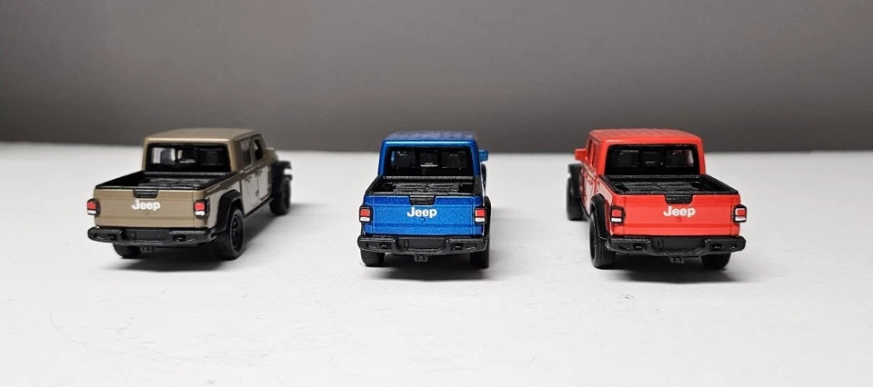 3-JEEP GLADIATOR Autorizado de Fábrica VERDADEIRO carro promocional "mini" promoções EXCELENTE detalhe! - Imagem 4 de 4