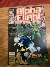 Alpha Flight #30 Newsstand, 1985, Mike Mignola Cover,