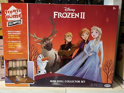 NEW Disney Frozen II Surprise 10pk Mini Collector Dolls + 10 Invites *Retired