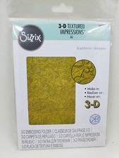 SI1 Sizzix 3D Textured Impressions A6 Winter Foliage Embossing Folder