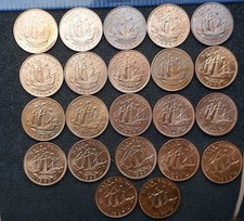 Elizabeth Half Pennies - 1953 to 1970 - choose your date or grade