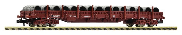 Fleischmann 6660019 Carro Rungenwagen Typ Res Sncf Mit Ladung Coils Skala N-image