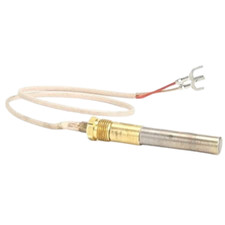 UNIVERSAL 2 / TWIN LEAD THERMOPILE THERMOCOUPLE FOR GAS FRYER FORK TERMINAL 36"