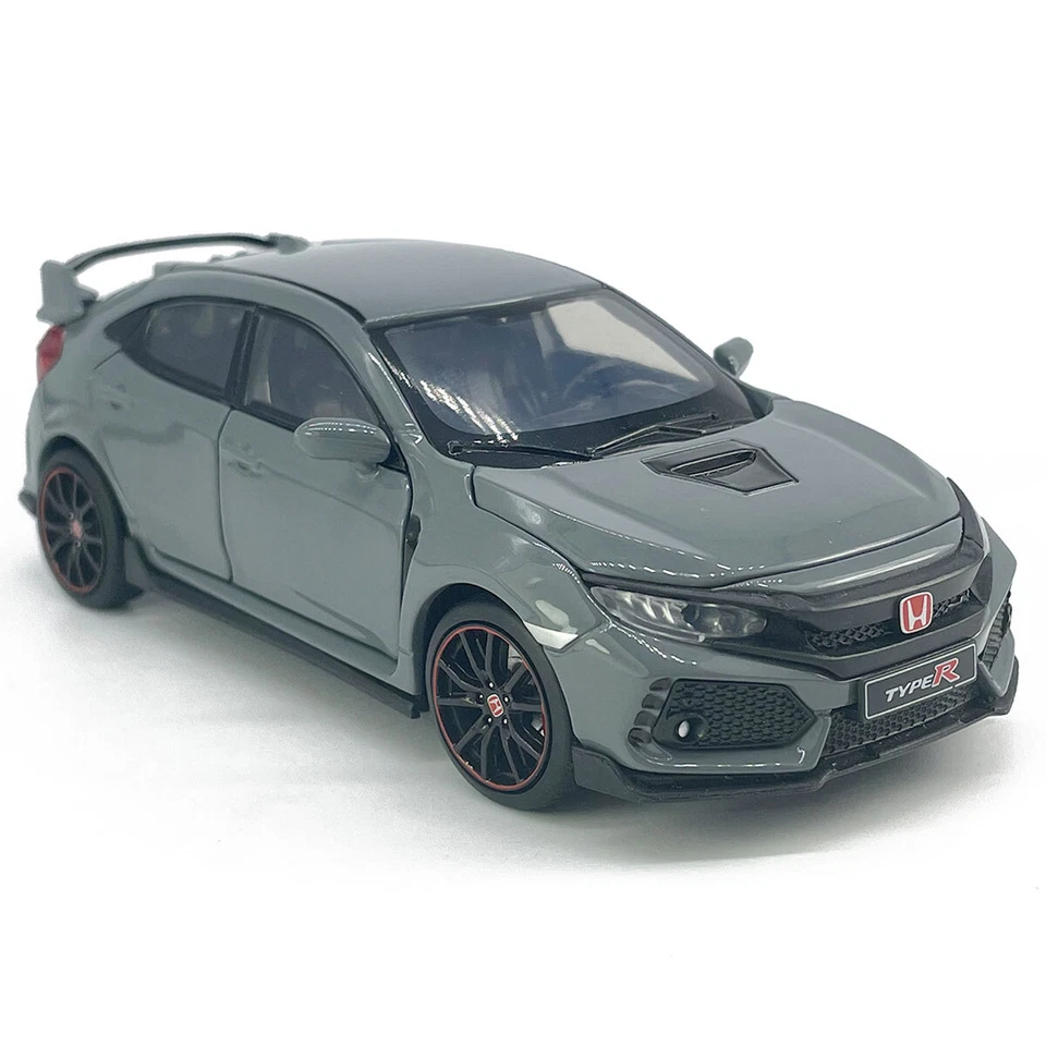 1/32 Honda Civic Type R Model Car Diecast Toy Vehicle Boys Toys Kids Gifts Gray - Image 4 of 4