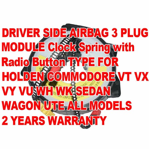 Clock Spring with Radio Controls for Holden Commodore VY VT VU VX WK WH Crewman - Picture 7 of 17