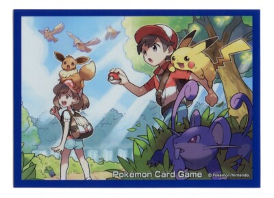 Lets Go! Pikachu & Eevee Campaign Individual Card Sleeve Pokemon Center Japan