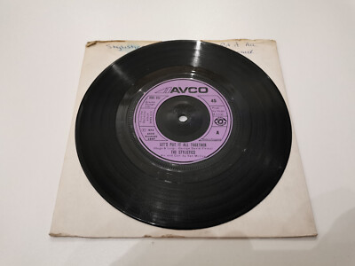 the stylistics lets put it all together 7'' vinyl record good condition