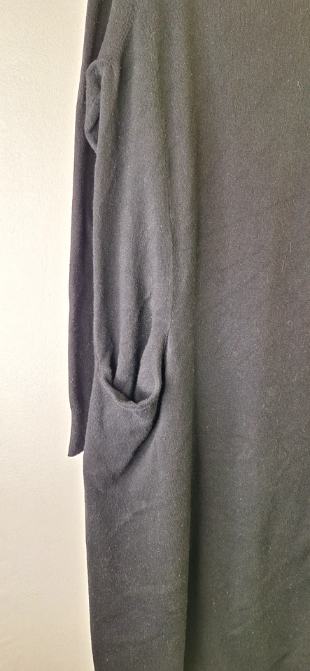 Vestido Suéter SUNDANCE Talla XL Bolsillos Minimalista Clásico Lagenlook Informal Maduro Foto 4 de 4