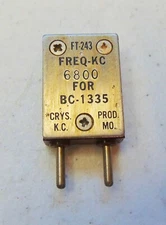 6800 KC Ham Military Radio FT-243 Vintage Quartz Crystal for BC-1335