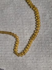 AMBER ROUND FACETED GLASS 3mm BEADS 100 BEADS