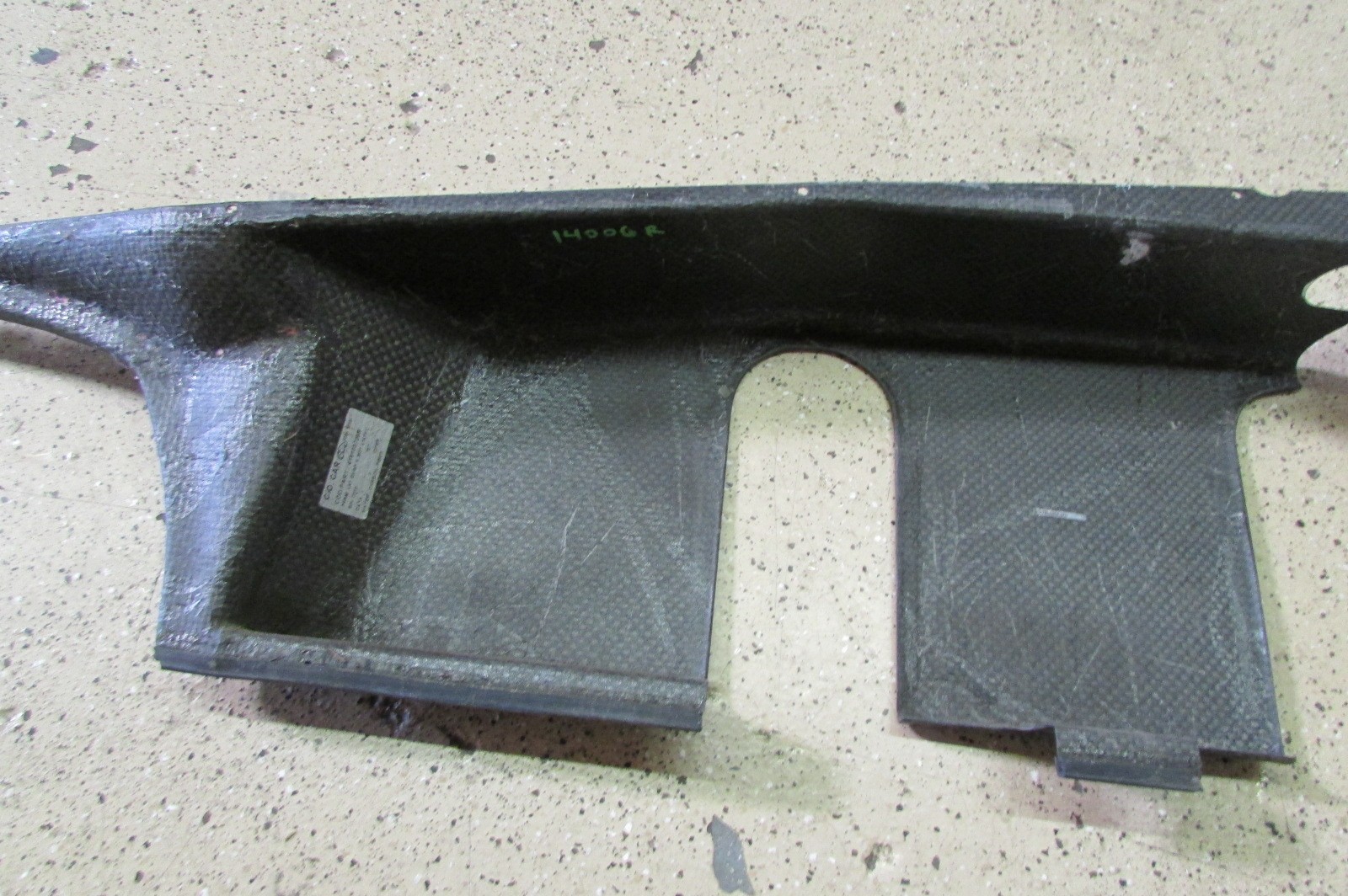 Lamborghini Murcielago LP640 RH Lower Carbon Fiber Bay Panel P/N 418103729A