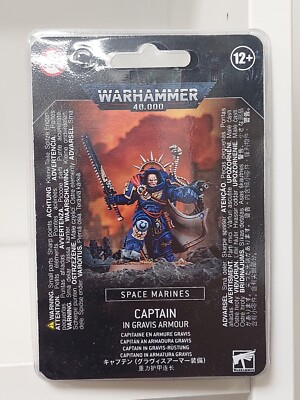 Warhammer 40000 Space Marines Captain In Gravis Rüstung BITS (01-25) Unbemalt