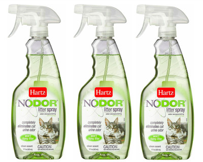 hartz nodor cat litter spray