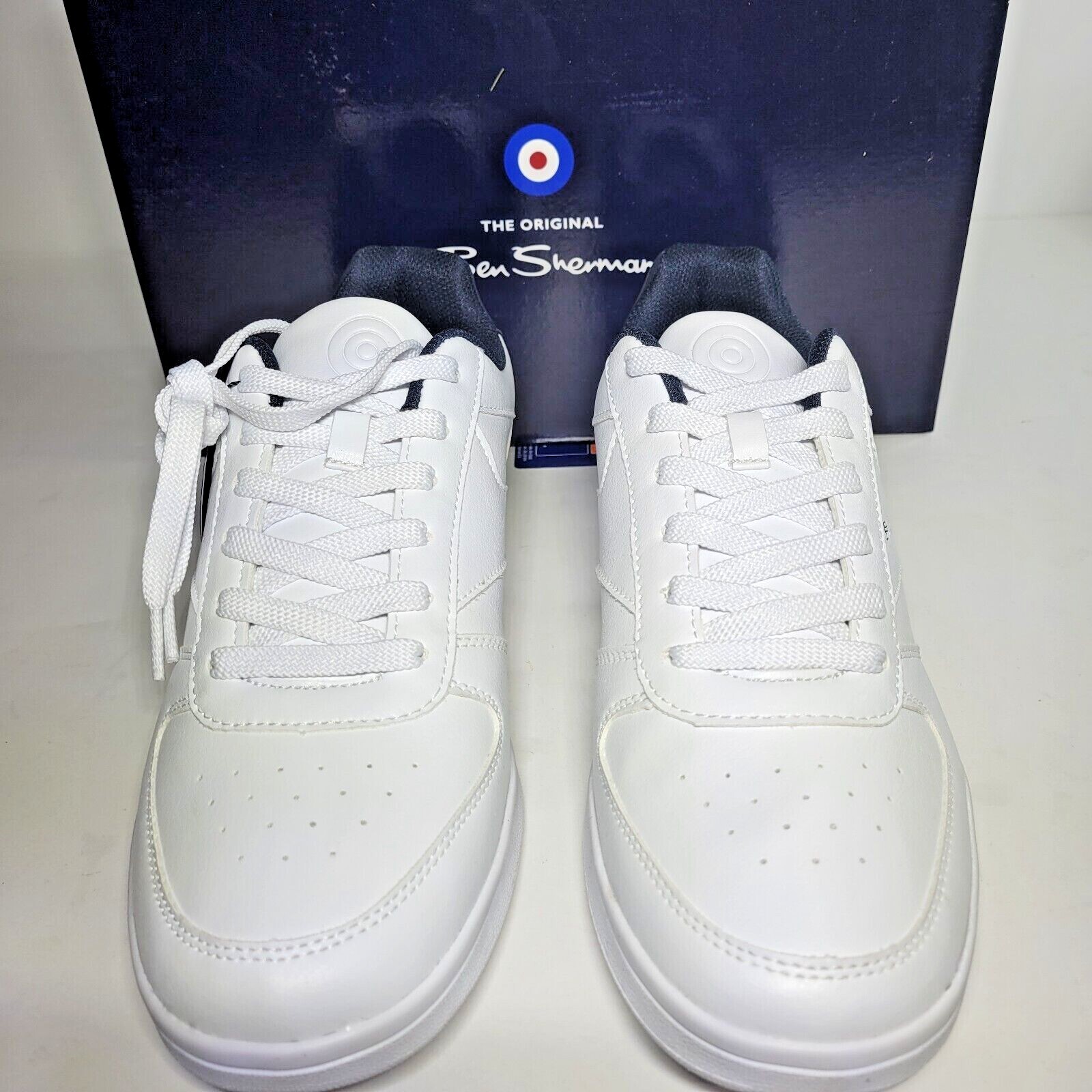 Ben Sherman New Tennis Shoes Target Mod Sneakers Ultra White Casual