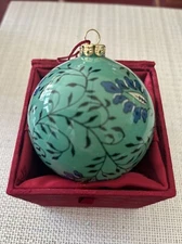 Pierre Deux  - Glass Ball Ornament - New In Box