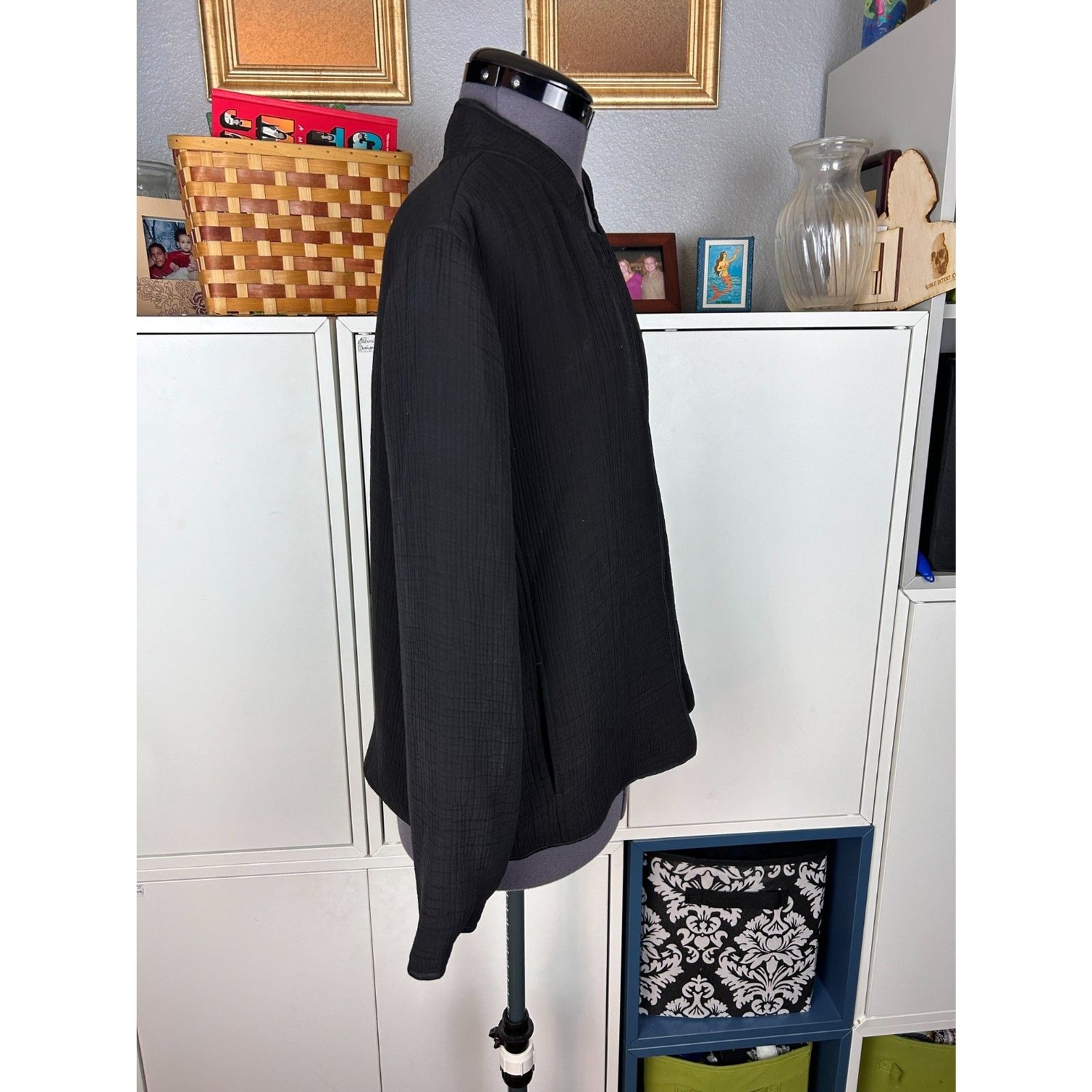 Chico's Black Silk Jacket - image 3