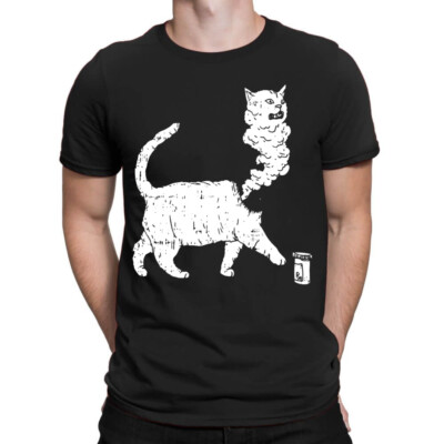 BEST TO BUY Dark cat smoke head halloween Premium Graphic Costume T-Shirt S-5XL