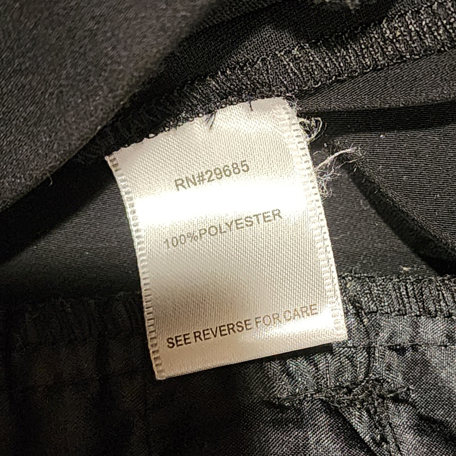 Pendleton Solid Black High Rise Lined Polyester T… - image 10