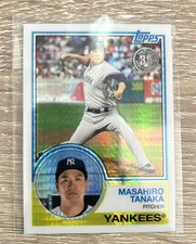 2018 Topps Update Masahiro Tanaka 1983 Topps Silver Pack Chrome #122 Yankees