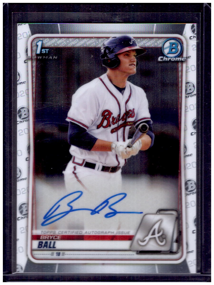 2020 Bowman #CPA-BBA Bryce Ball Chrome Prospect Autographs