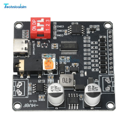 Voice Playback Module MP3 Music Player UART/Serial Control Playback Type-C Micro