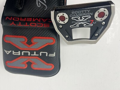 LEFT HAND TITLEIST SCOTTY CAMERON FUTURA X7M Putter W HC Headcover
