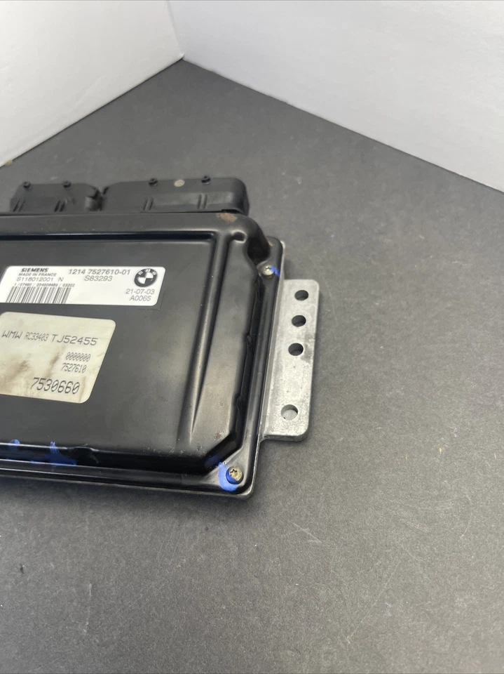 Unidad de control del motor Mini Cooper 2002-2004 módulo ECU 752761001 OEM bMw Foto 2 de 4
