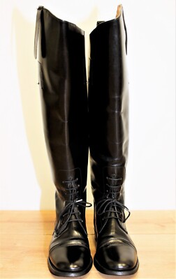 Bottes d'équitation noires, vintage, antique - France