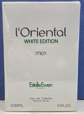 L'Oriental White Edition by Estelle Ewen 3.4 oz EDT Cologne for Men New in Box