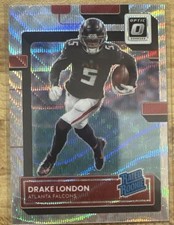 2022 Donruss Optic - Drake London - Rated Rookie - Wave Prizm SP 115/300