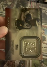 2021 Topps - Topps 70th Anniversary Manufactured Logo Patches Hank Aaron #70LP-H