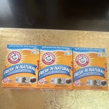 Arm Hammer Fresh-N-Natural Odor Eliminator 3 Pack 12 oz Powder Box