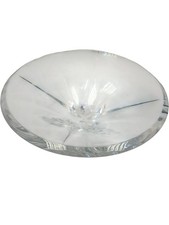 Clear Glass Decorative Bowl Elegant Crystal Serving Piece