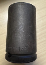 34 Drive Long Length Combo Budd Wheel Imp. Socket - 1-12 Hex X 1316 Sq