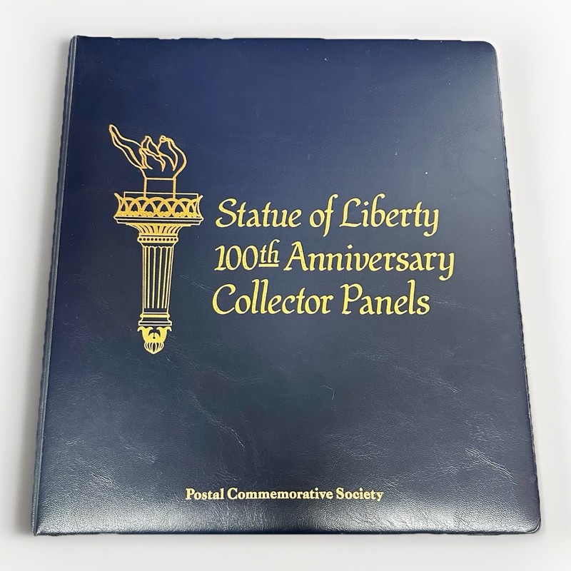 Statue of Liberty 100th Anniversary Collector Panels PCS Stamp Set Binder