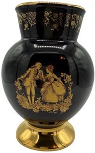 Limoges CASTEL France 22k Gold Vase | eBay