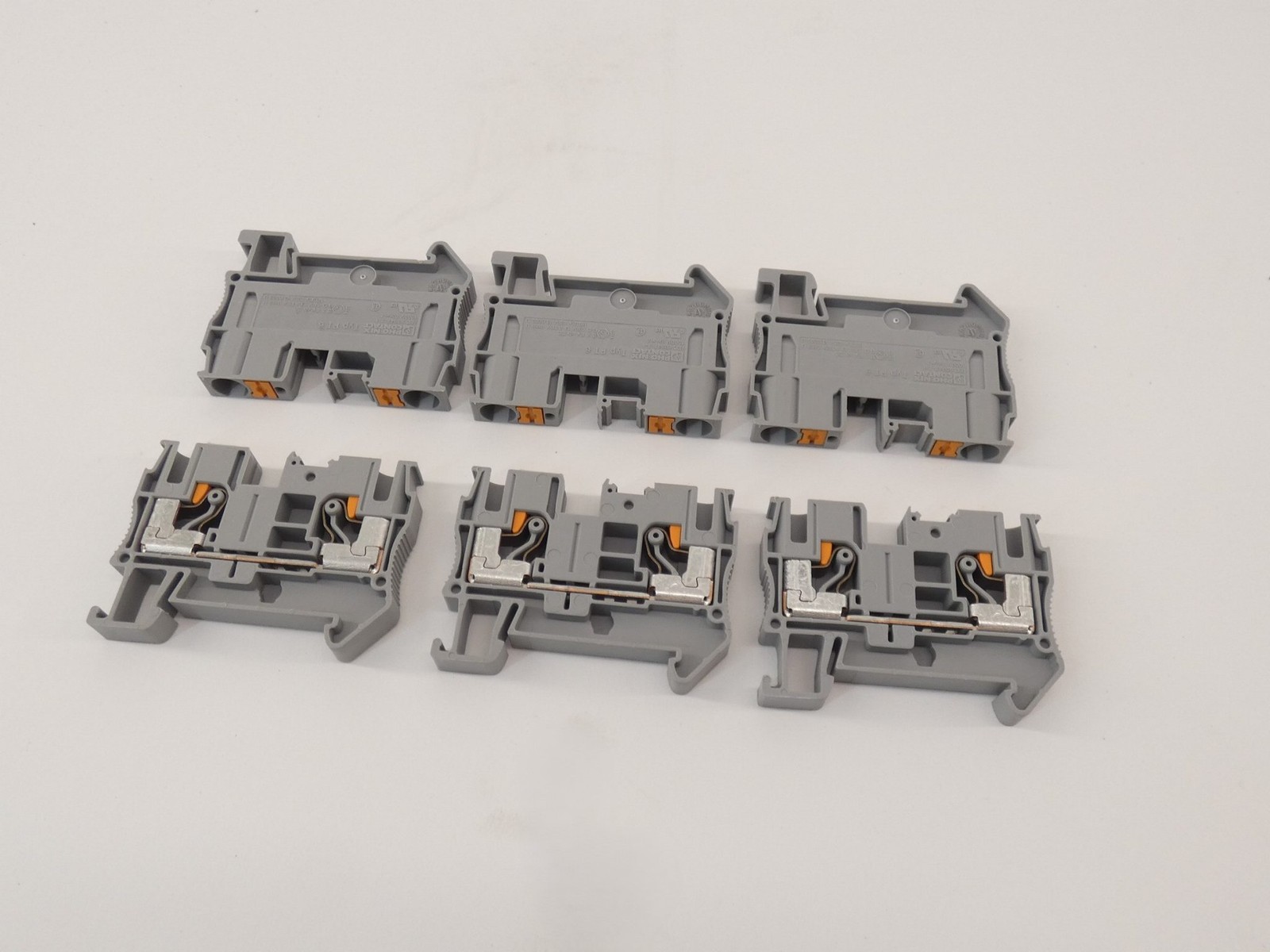 *Lot of 6* Phoenix Contact PT 6 Feed-Through Terminal Block