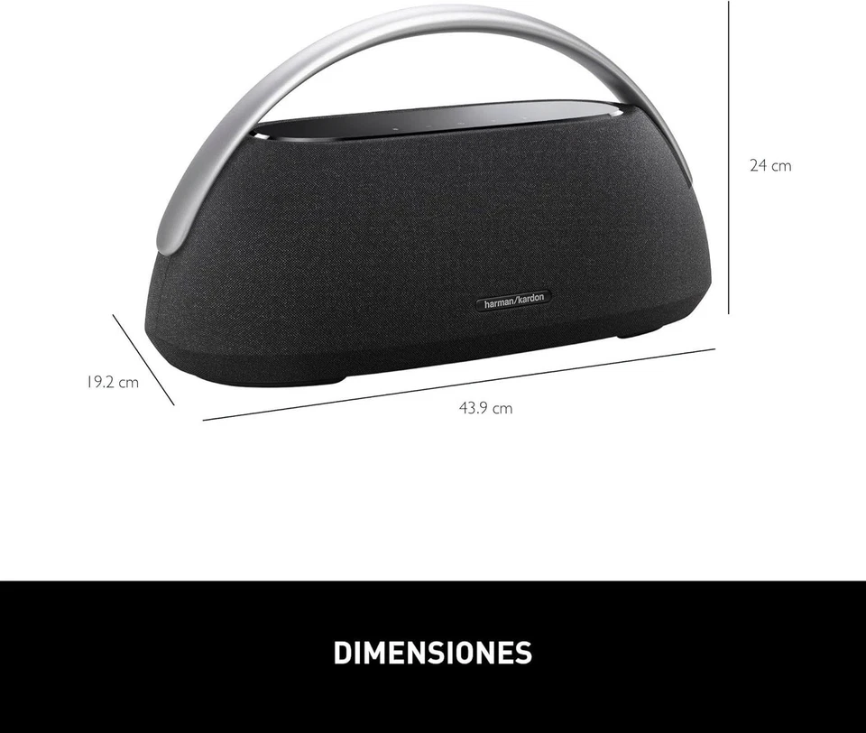 Altavoz portátil Bluetooth Harman Kardon Go + Play 3, negro Foto 3 de 4