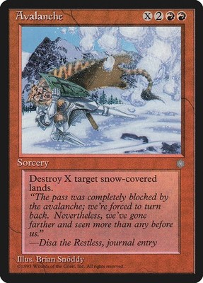 MTG Magic the Gathering Avalanche (171/383) Ice Age MP