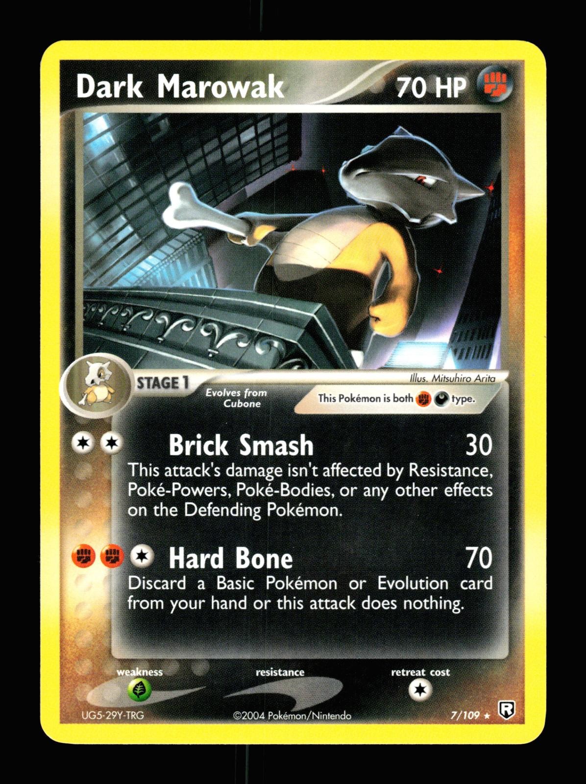 Dark Marowak (EX Team Rocket Returns) 7/109 Deck Exclusives Pokemon LP Arita