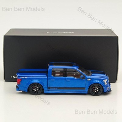 Funny Model 1/64 SHELBY F-150 Shelby Super Snake Pickup Blue