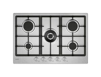 Candy CHG74WTX Gas-Kochfeld 75 Cm 5 Brenner Edelstahl Einbau