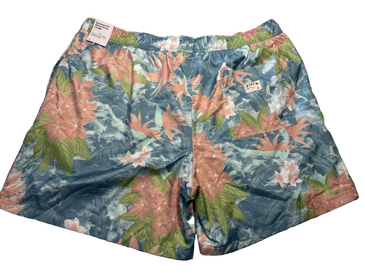 Nike Club Flow Woven Shorts Floral Mesh Lined Pockets HV4610-353